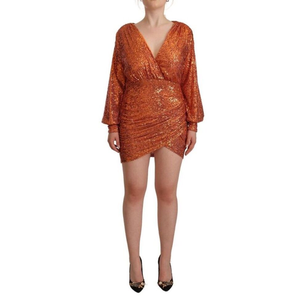 Aniye By Orange Polyester Cocktail Women's Dress